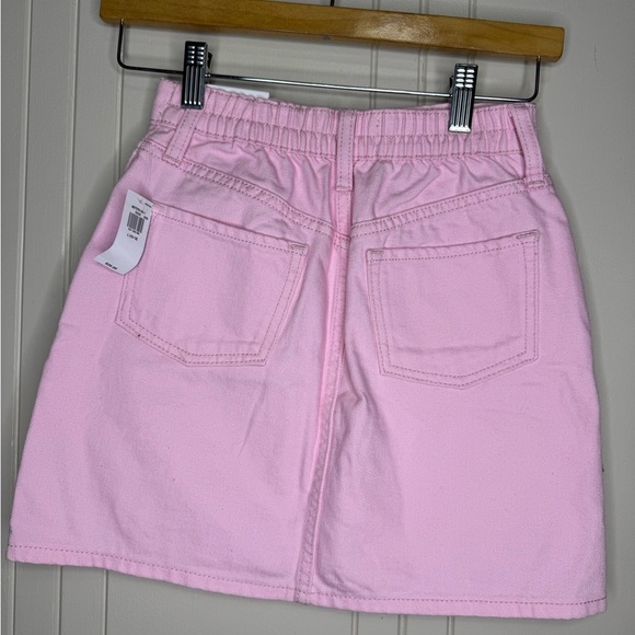 Old Navy Pink A-Line Mini Skirt girls large - Picture 4 of 7